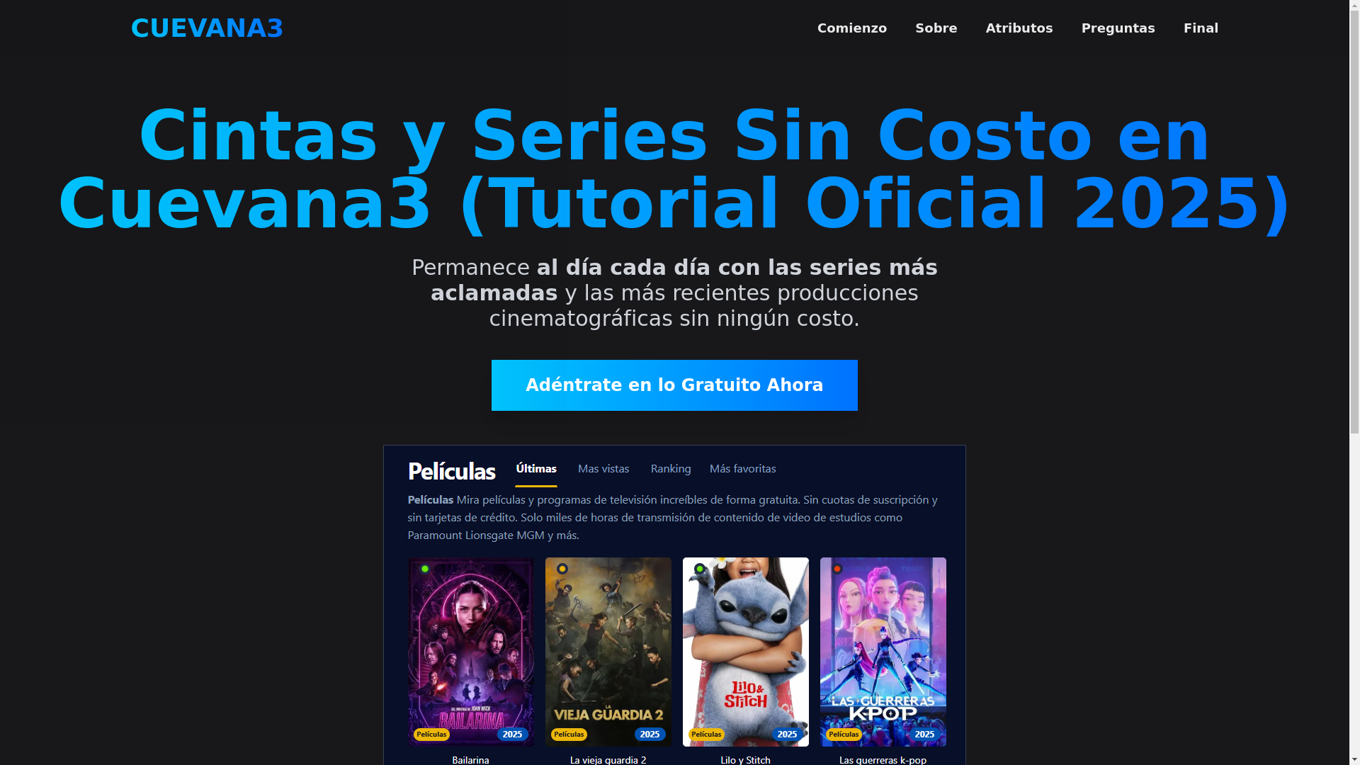 website screenshot of https://cuevana3-lhyz-5h8.pages.dev/