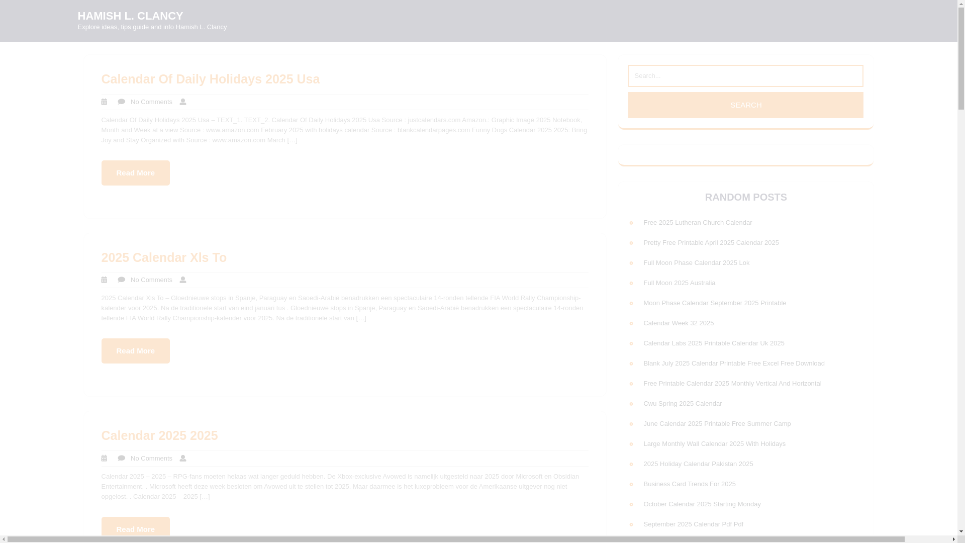 website screenshot of https://hamishlclancy.pages.dev/