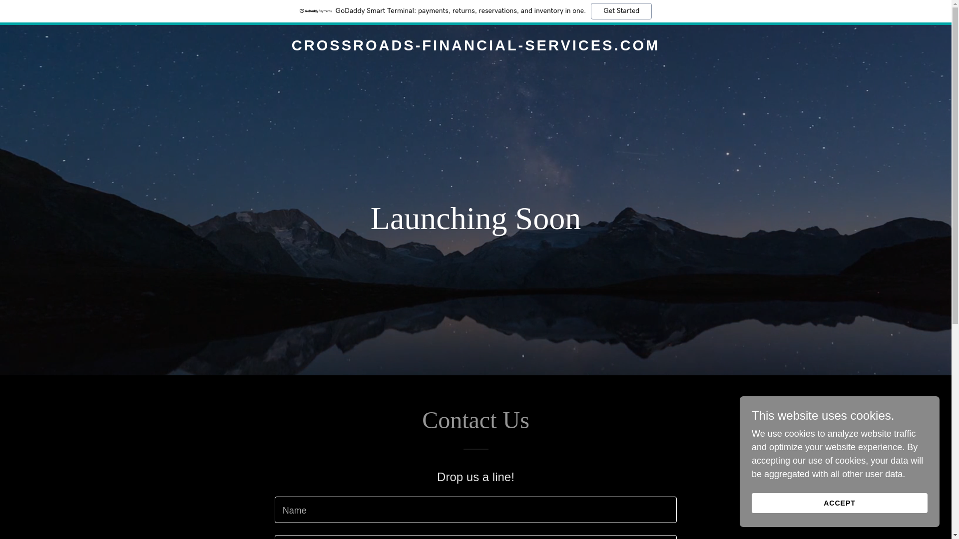 website screenshot of https://crossroads-financial-services.com/