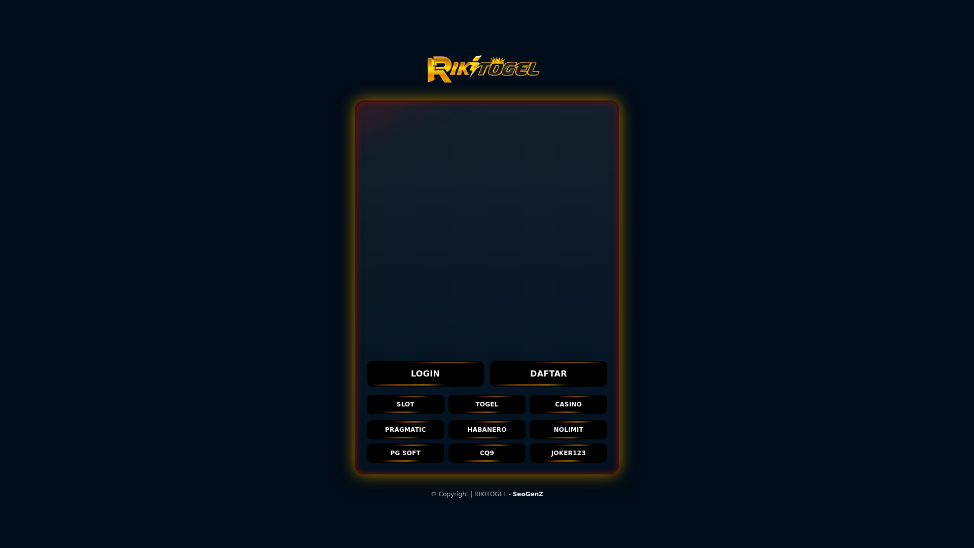 website screenshot of https://rikitogels-ctg.pages.dev/