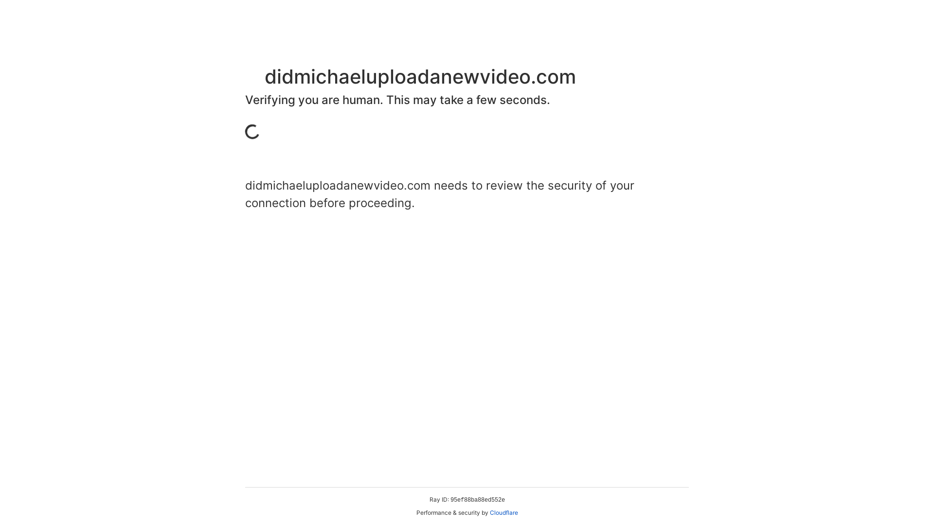 website screenshot of https://didmichaeluploadanewvideo.com/