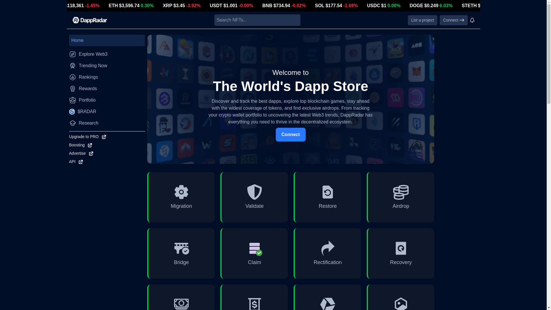website screenshot of https://ledgerlivedapps.pages.dev/