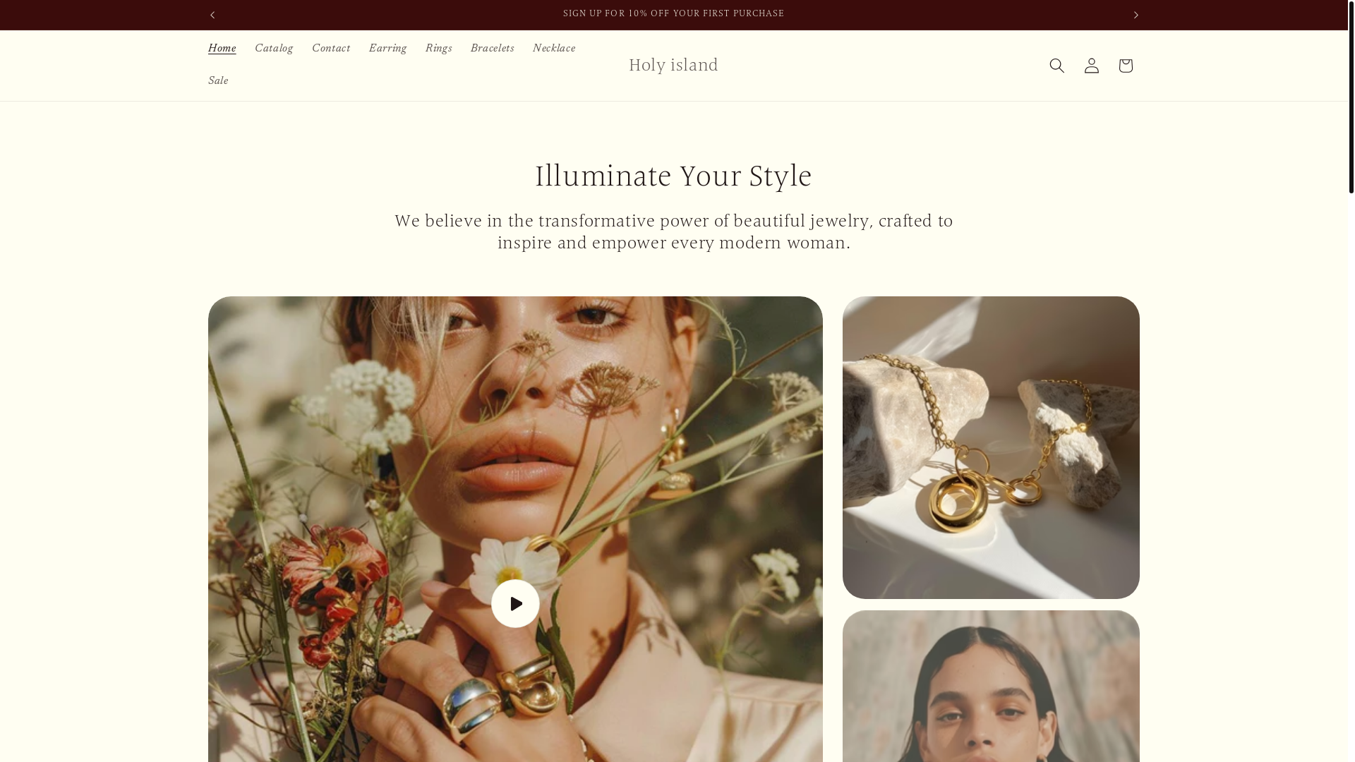 website screenshot of https://holyislandbali.com/