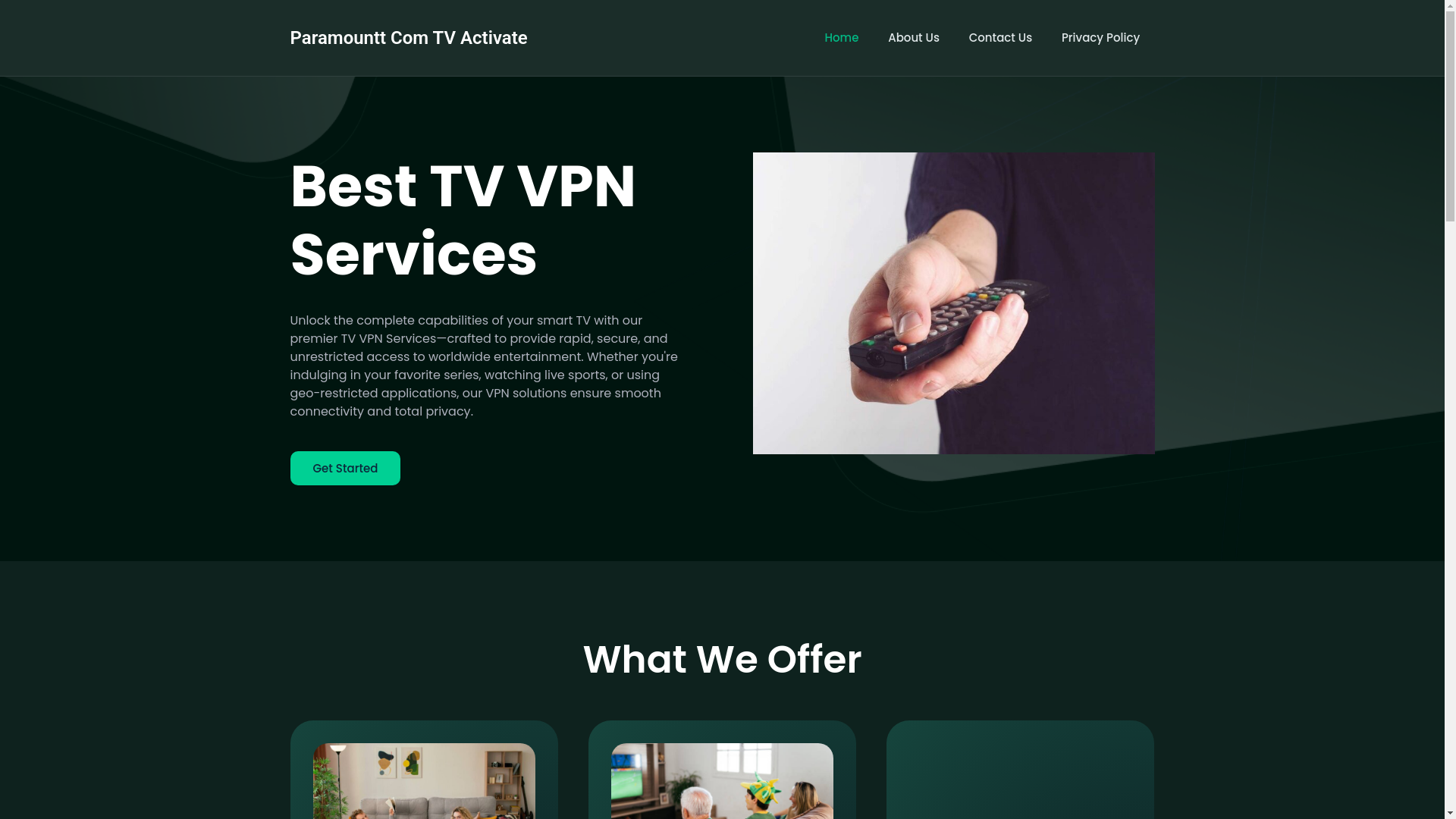 website screenshot of https://paramounttcomtvactivate.info/