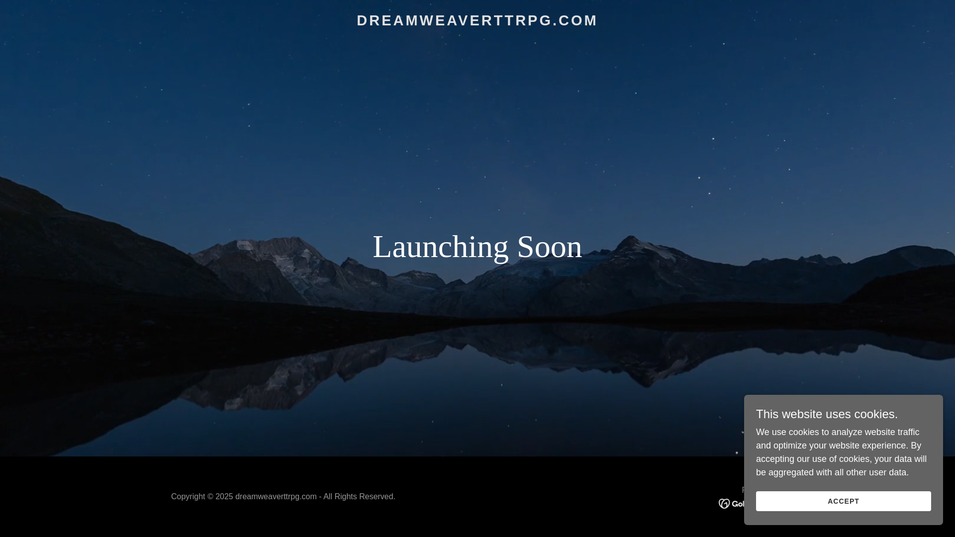 website screenshot of https://dreamweaverttrpg.com/