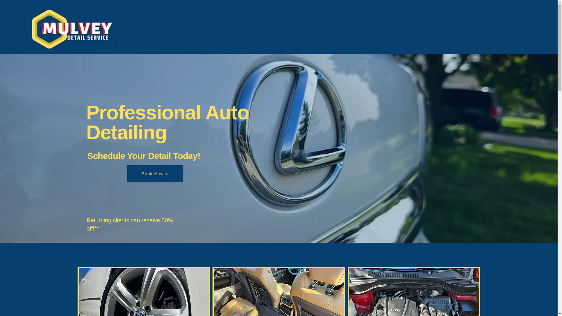 website screenshot of https://mulveydetailservice.com/