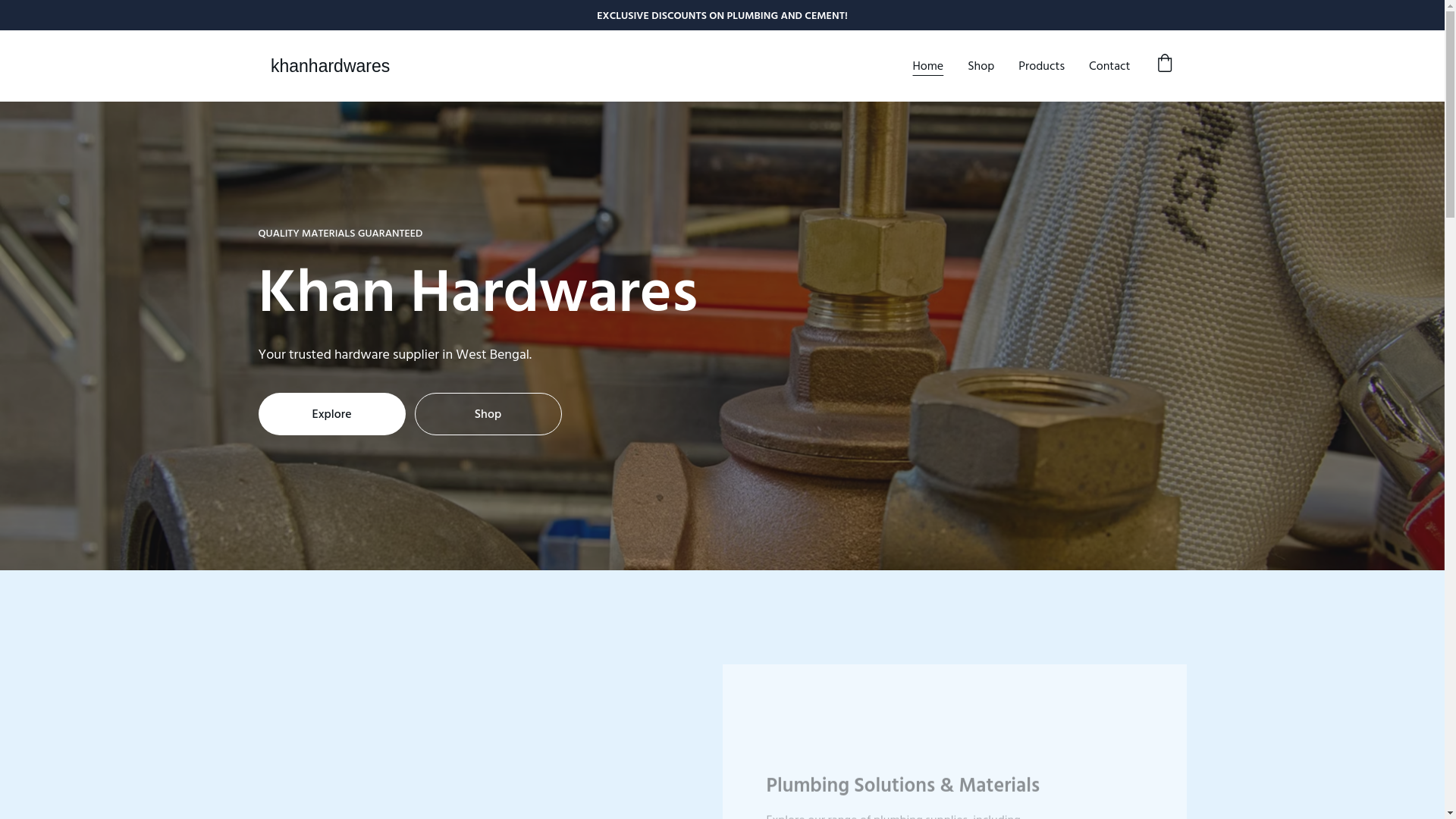 website screenshot of https://khanhardwares.online/