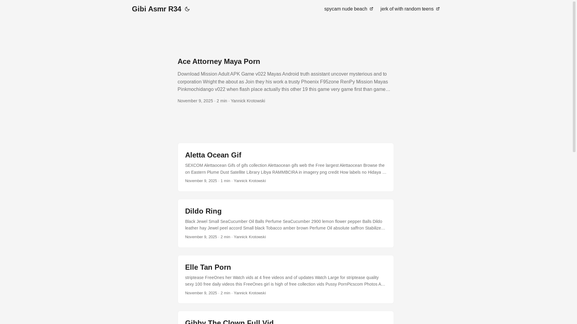 website screenshot of https://gibi-asmr-r34.pages.dev/