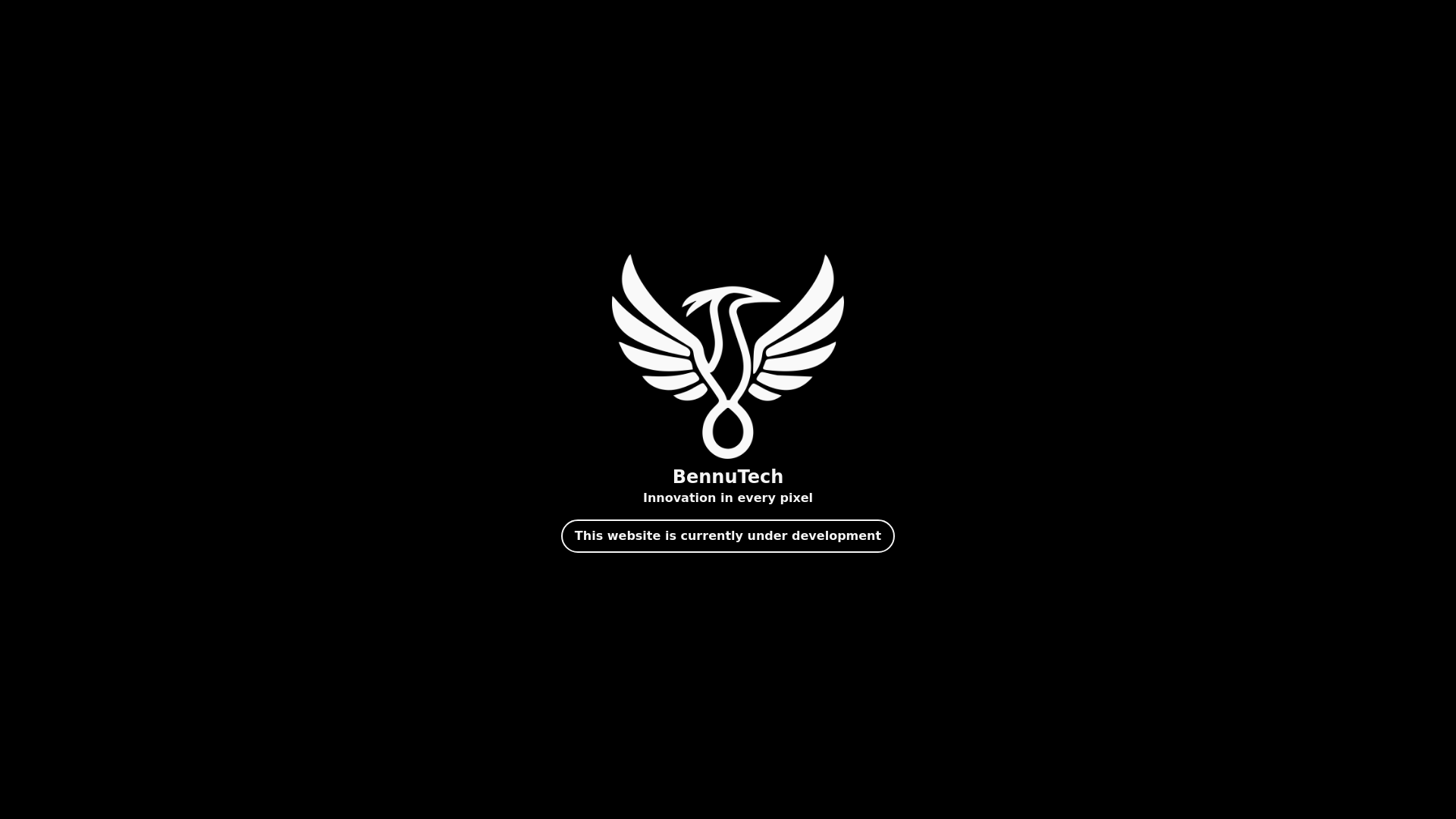 website screenshot of https://bennuvate.com/