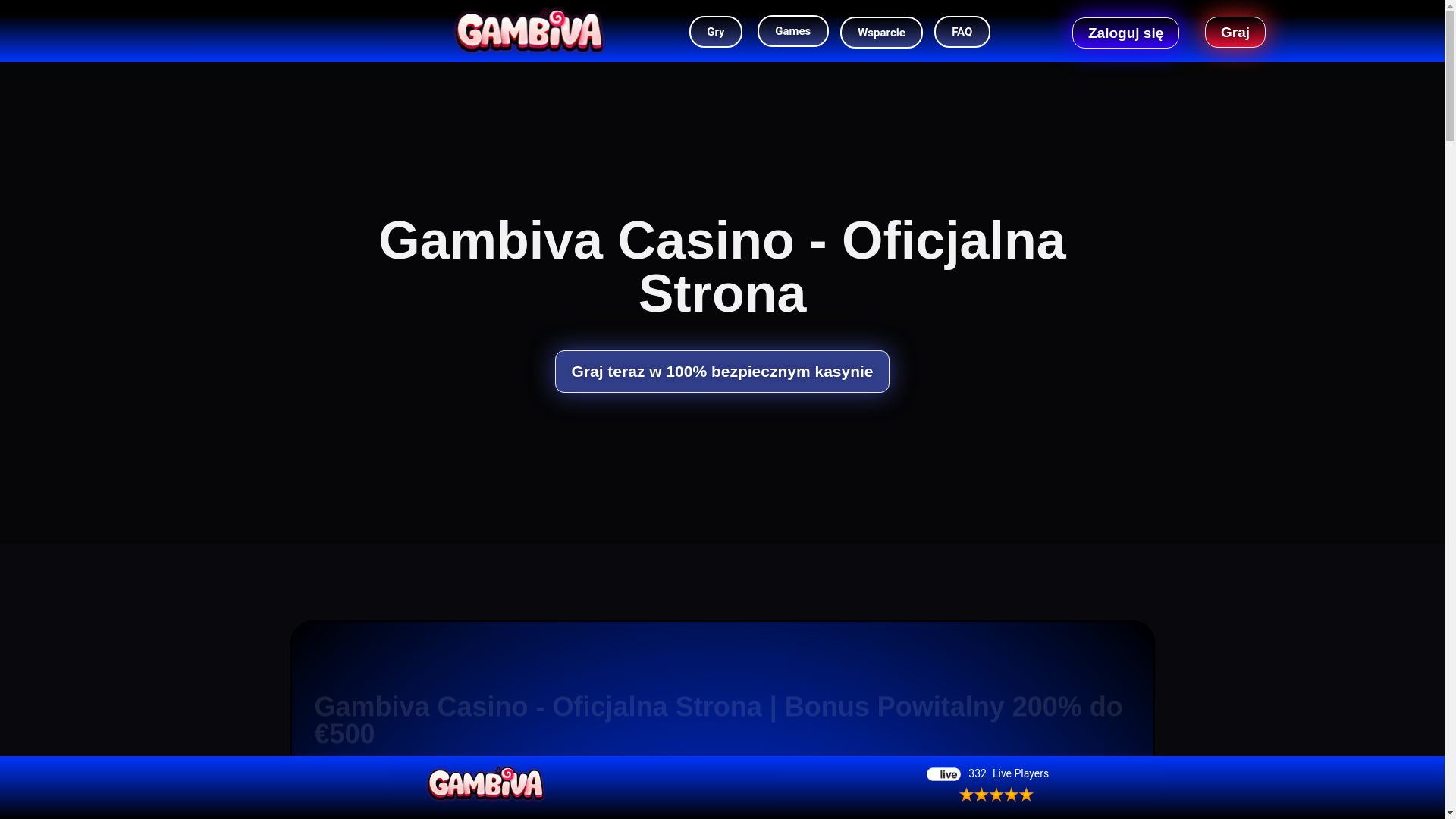 website screenshot of https://gambivas.pl/