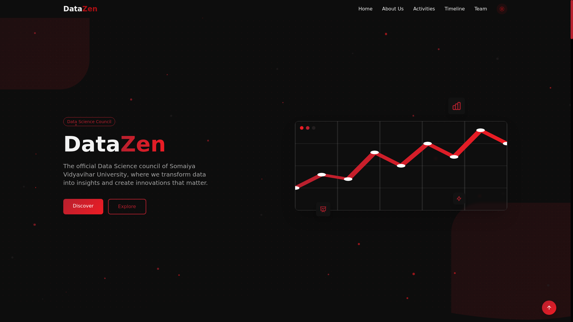 website screenshot of https://datazen-final-website.pages.dev/