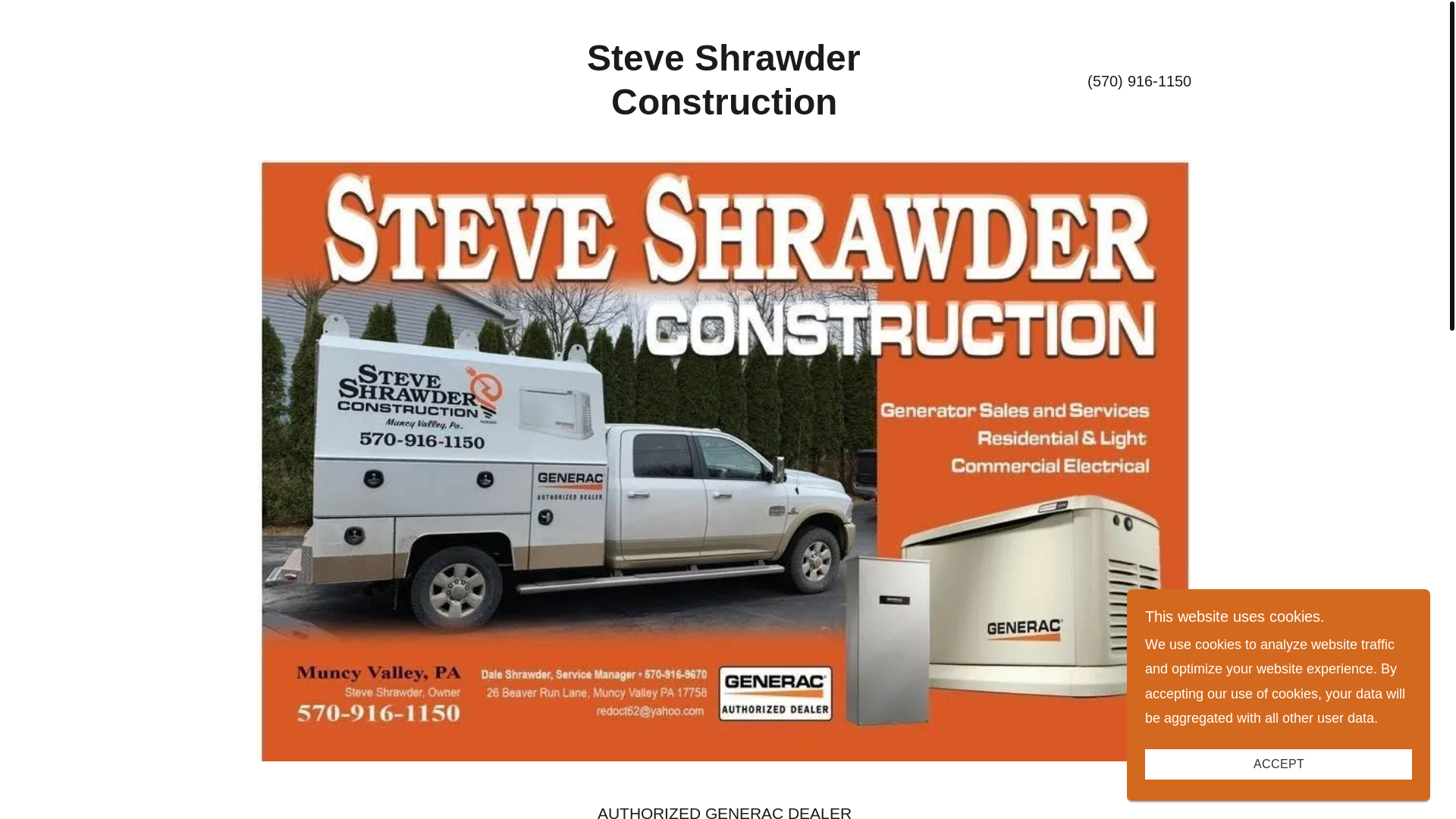 website screenshot of https://steveshrawder.com/