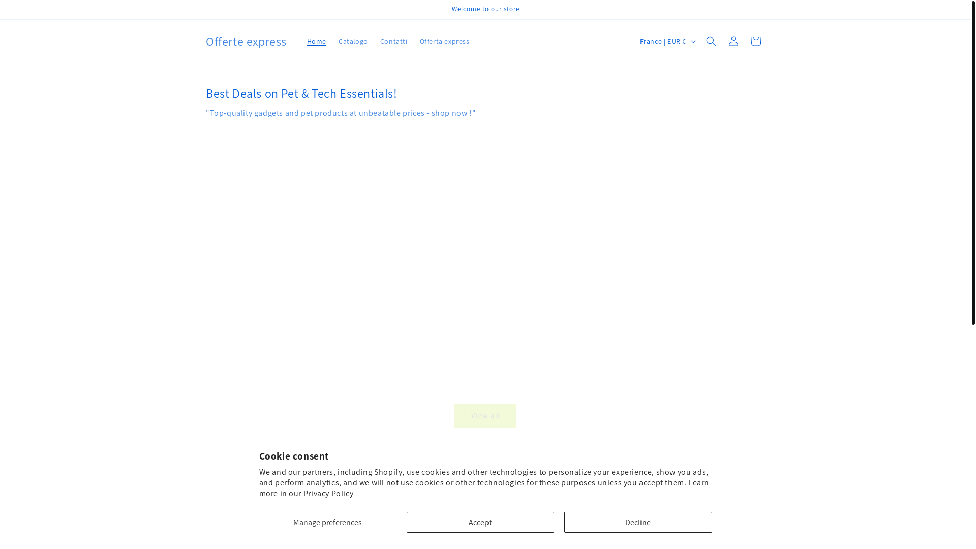 website screenshot of https://offerteexpres.com/