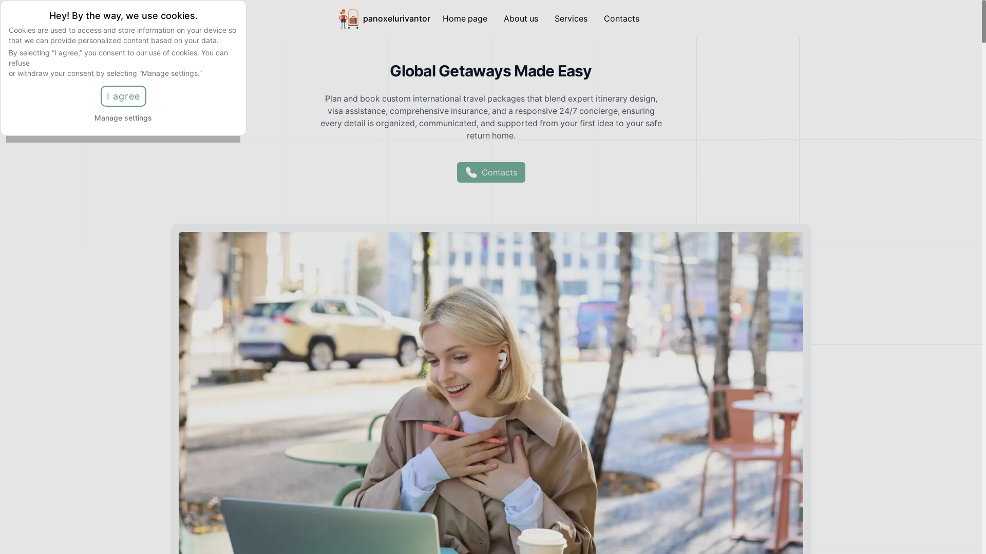 website screenshot of https://panoxelurivantor.info/