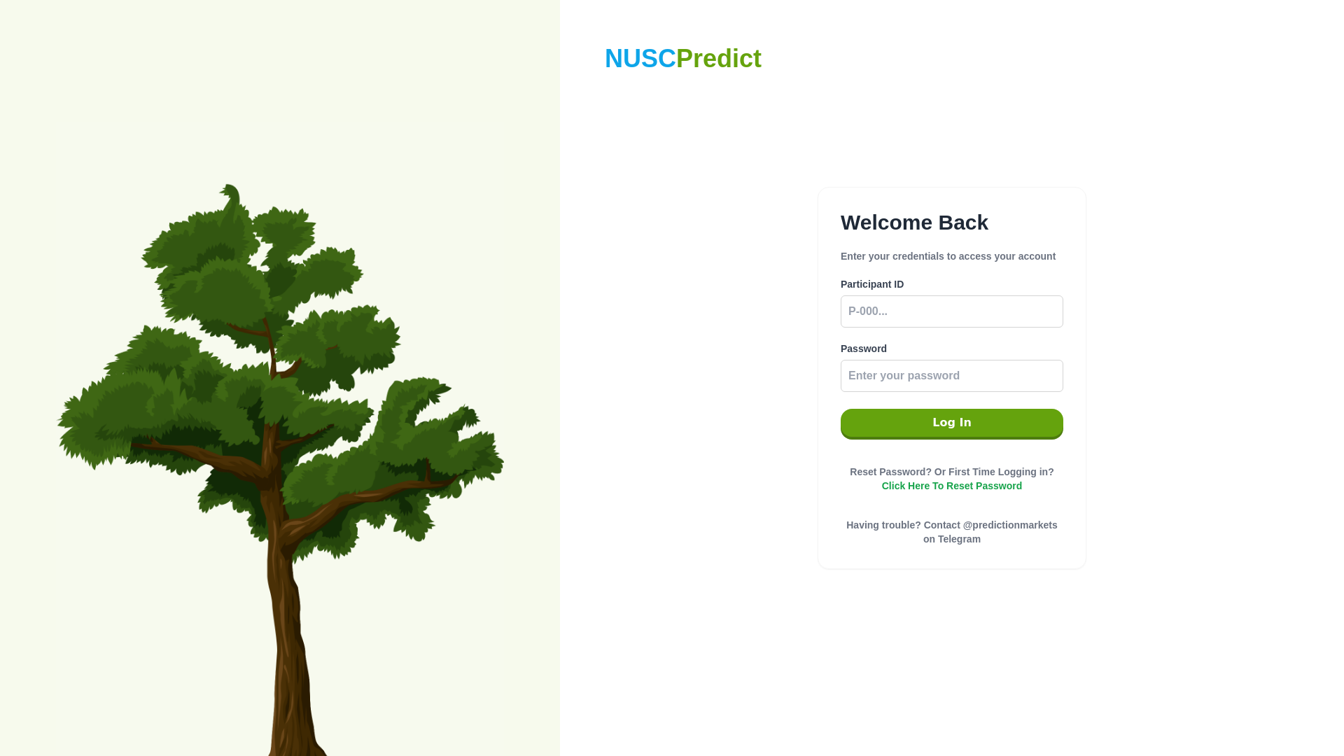 website screenshot of https://nusclimate.com/