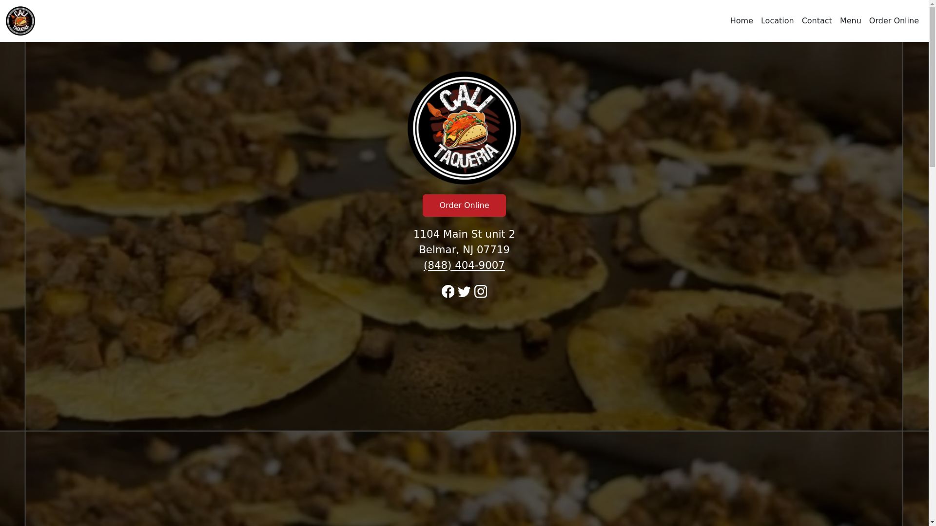 website screenshot of https://calitaquerianj.com/