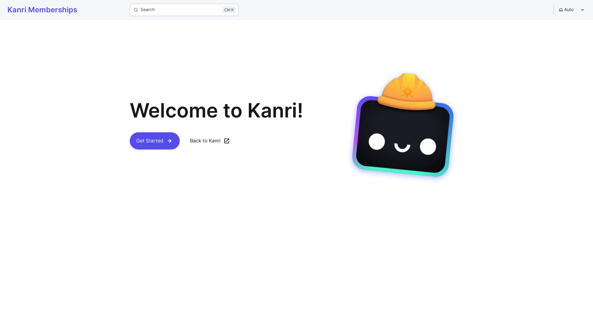 website screenshot of https://kanri-docs.pages.dev/
