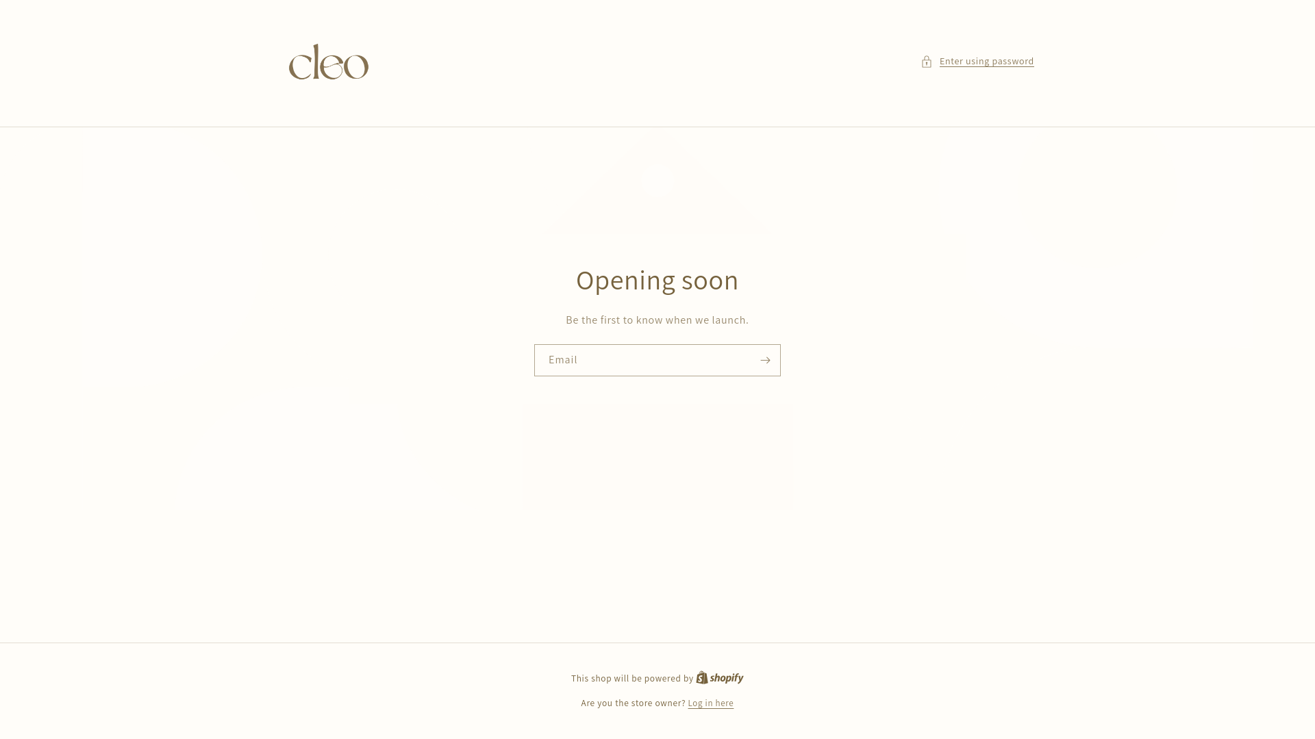 website screenshot of https://cleothebrand.co/