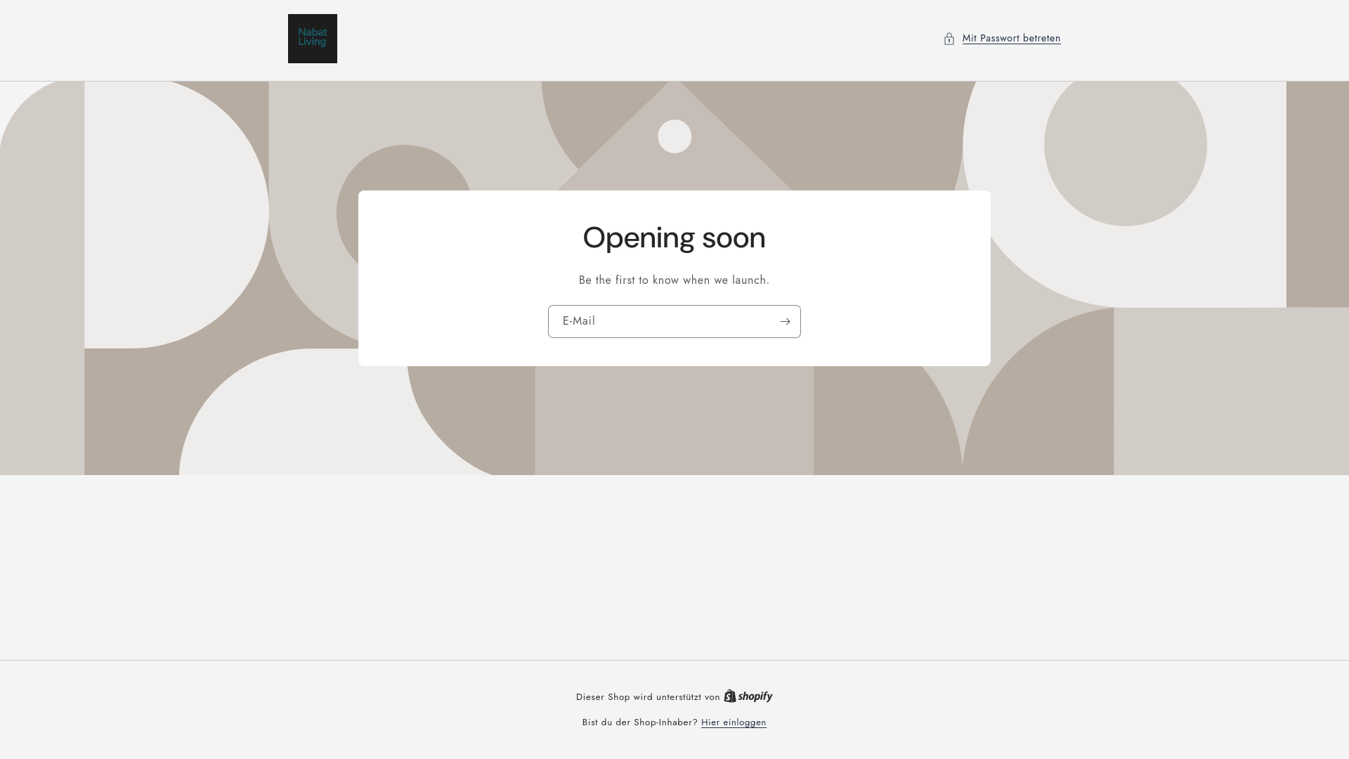 website screenshot of https://nabatliving.com/