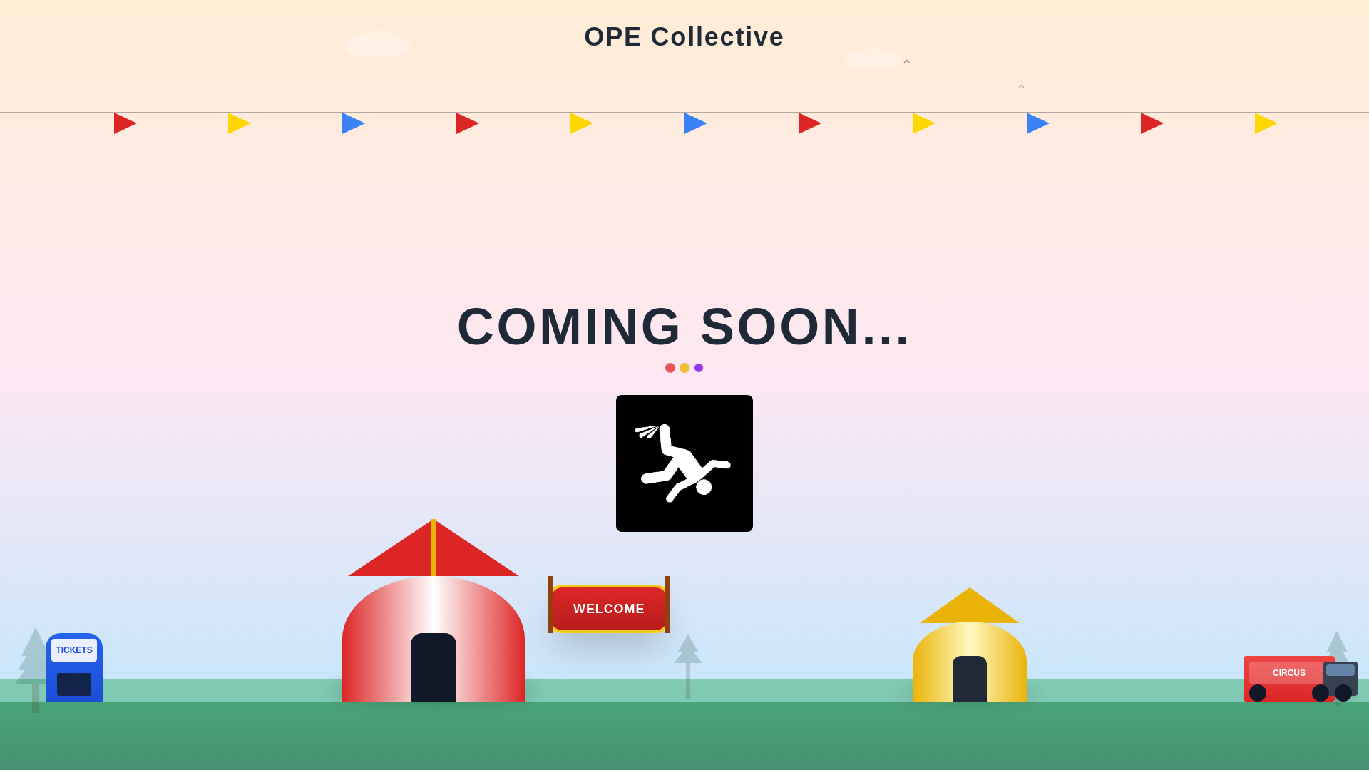 website screenshot of https://ope-collective.com/