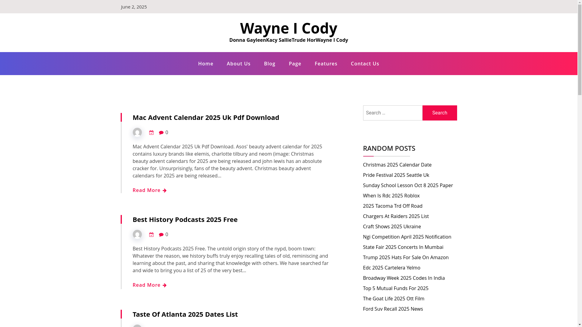 website screenshot of https://wayneicody.pages.dev/
