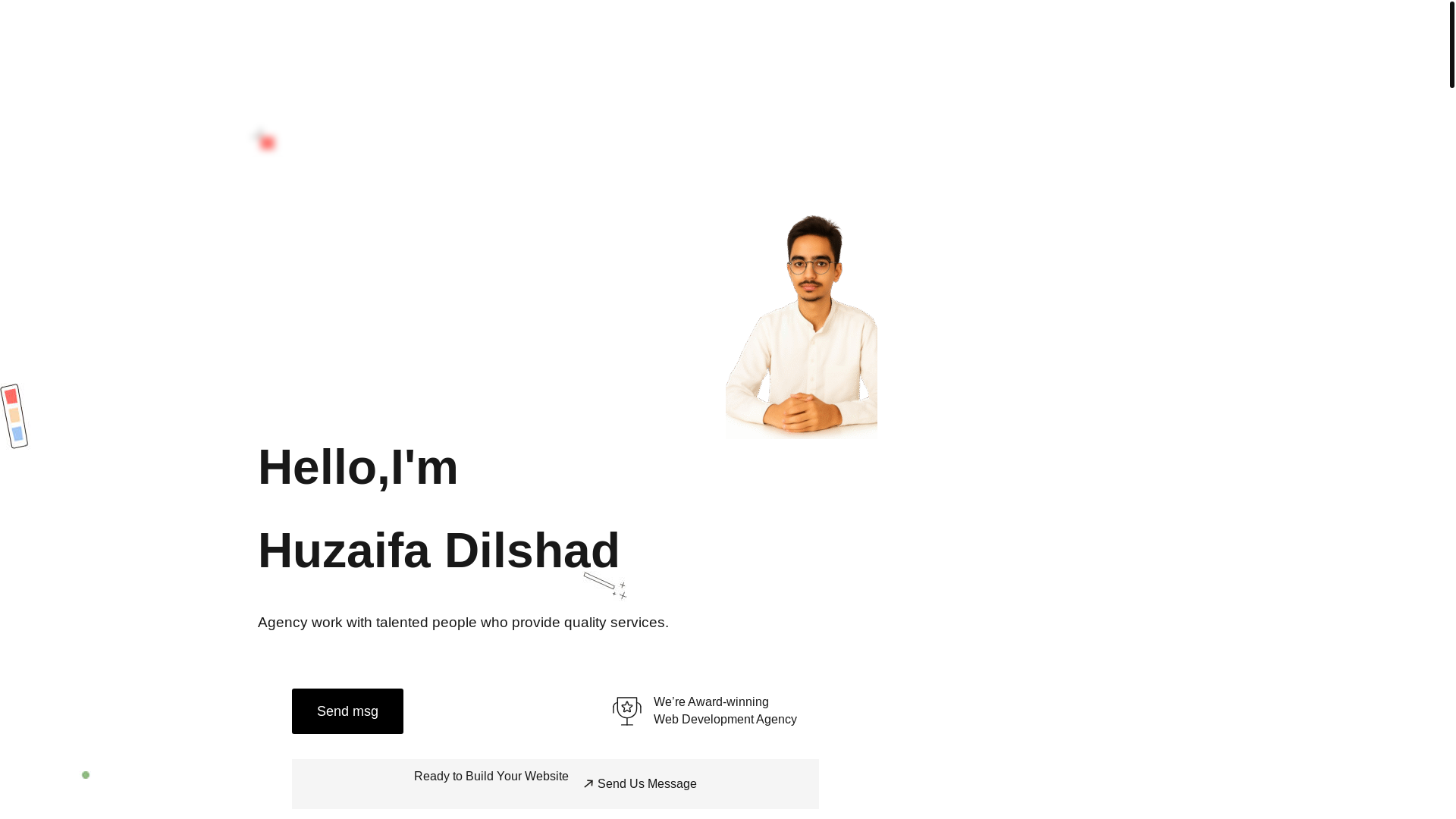 website screenshot of https://hzfagency.online/
