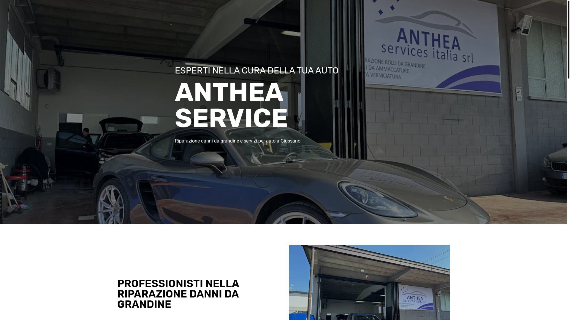 website screenshot of https://antheaserviceitalia.it/