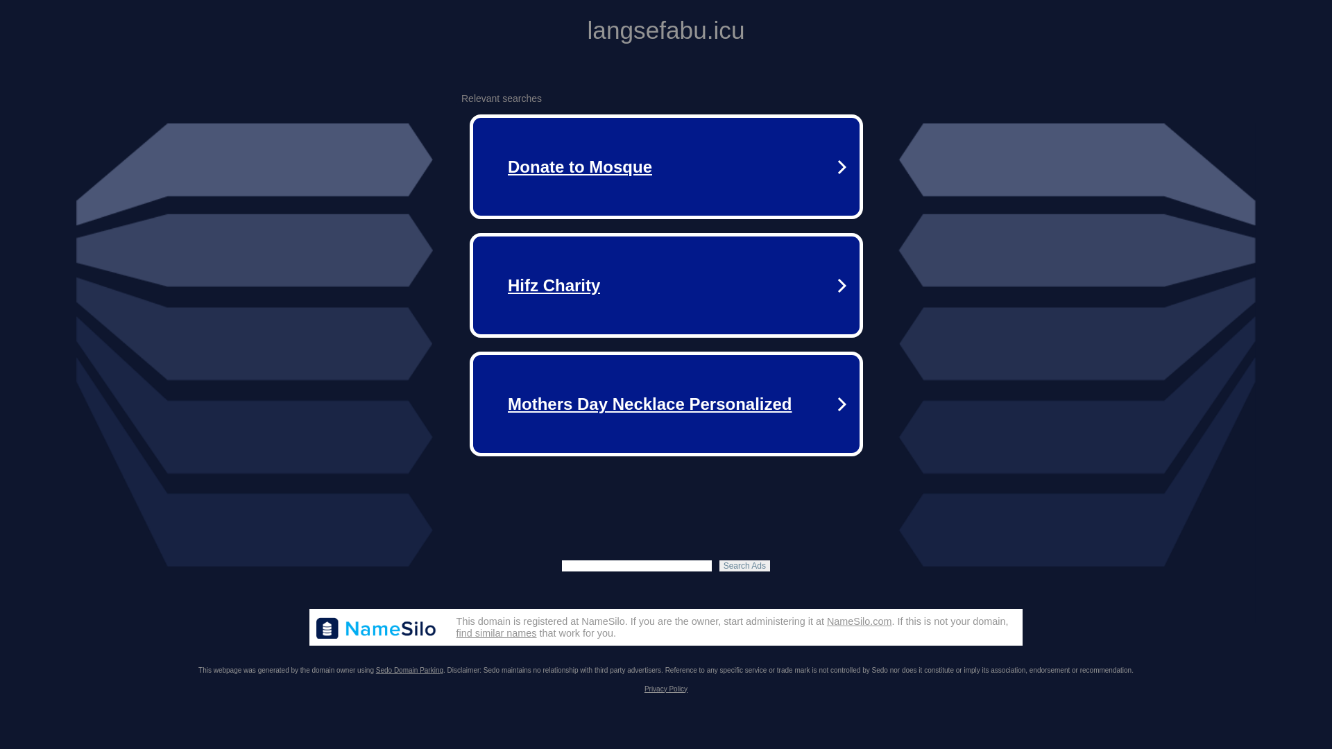 website screenshot of https://langsefabu.icu/