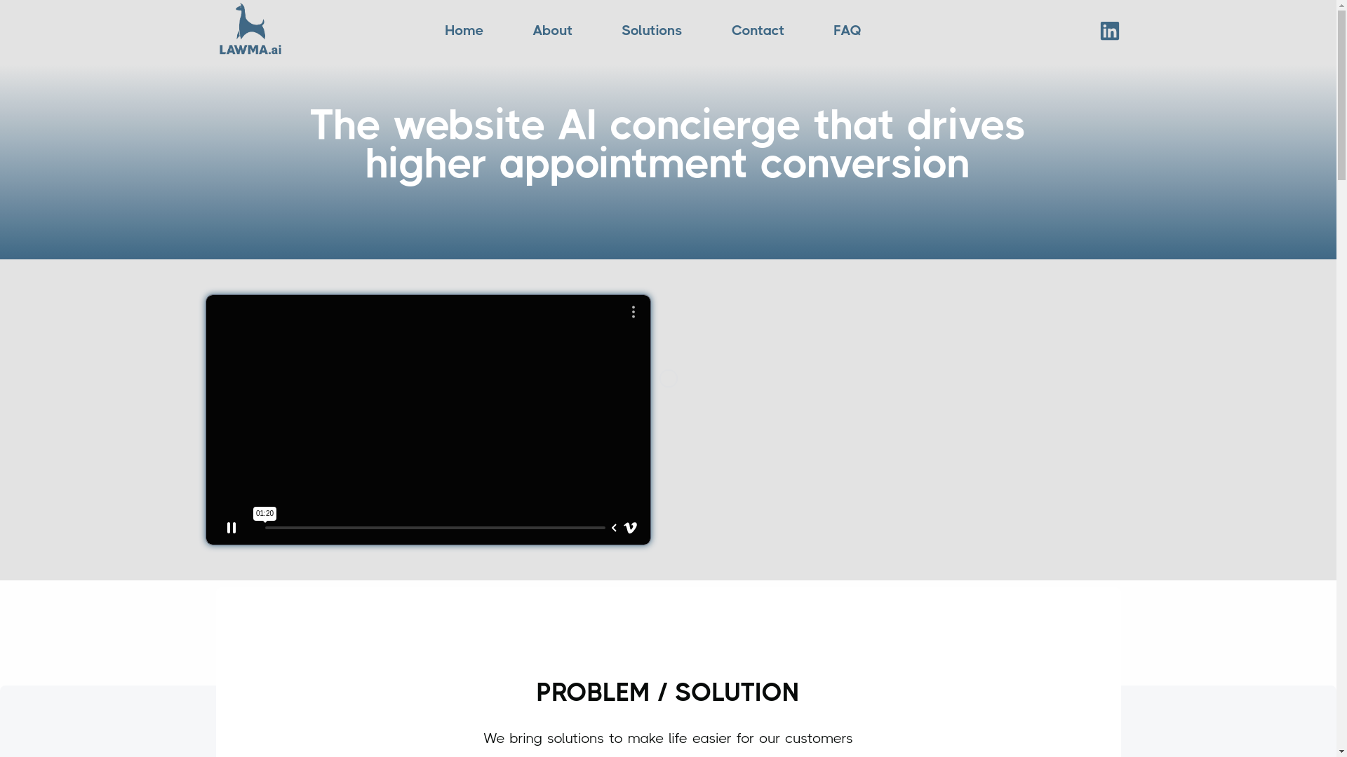 website screenshot of https://trylawma.app/