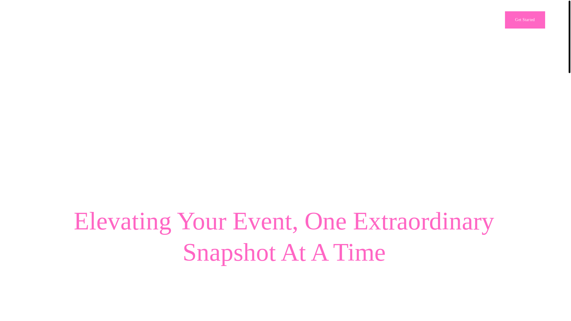 website screenshot of https://eventsbyiym.com/