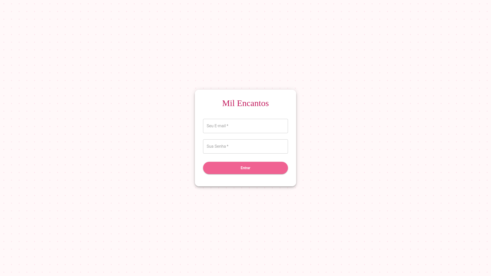 website screenshot of https://sistemagestaodoceriamilencantos.pages.dev/