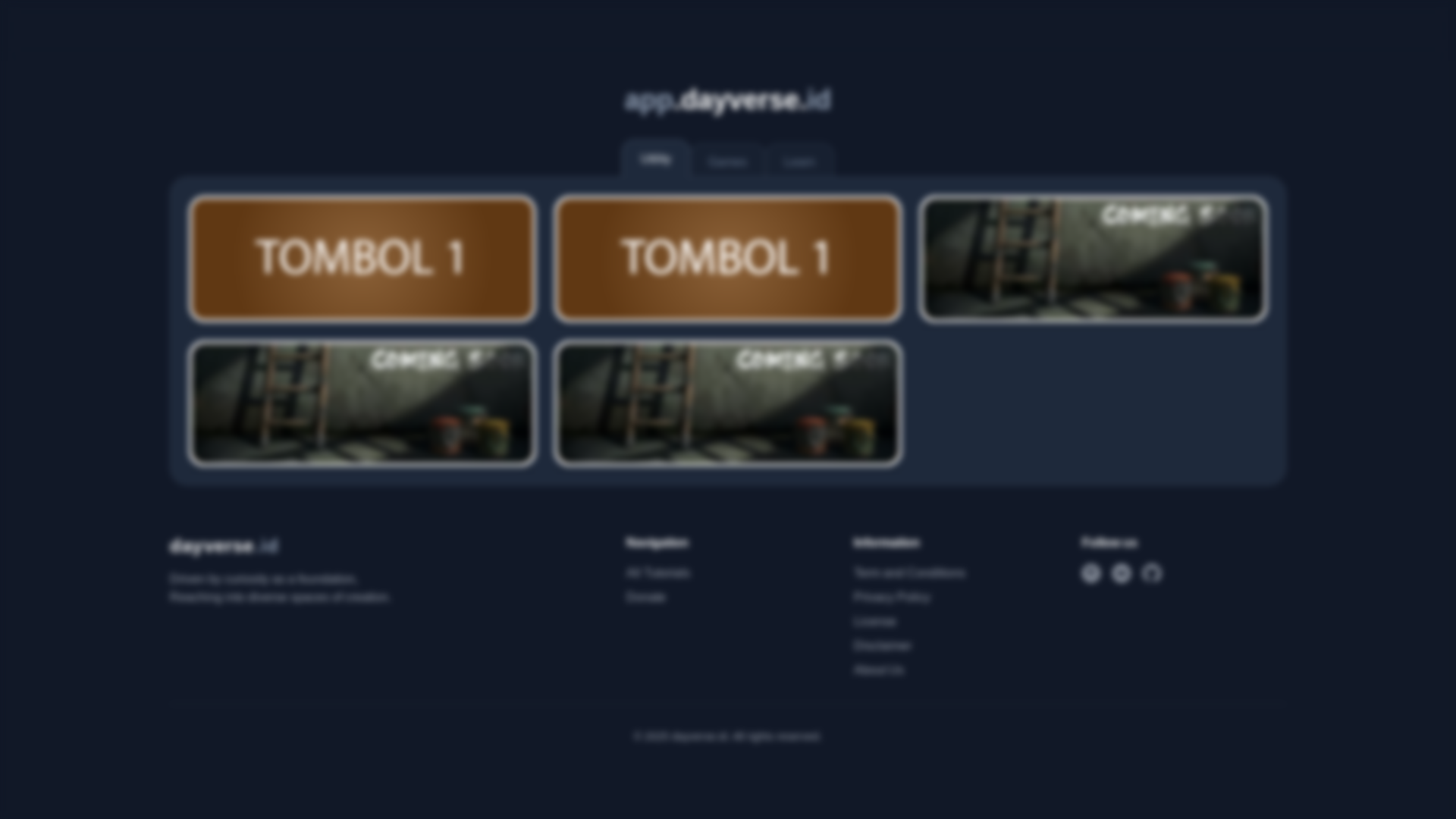 website screenshot of https://app-dayverse.pages.dev/
