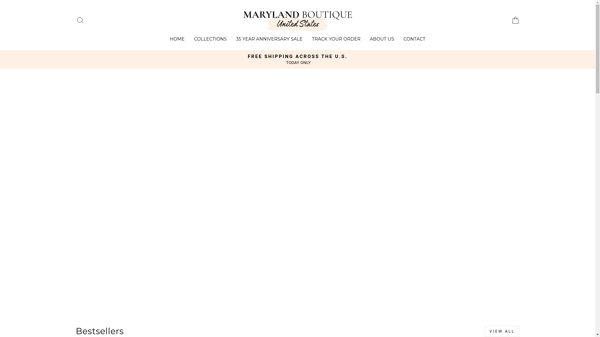 website screenshot of https://maryland-boutique.com/