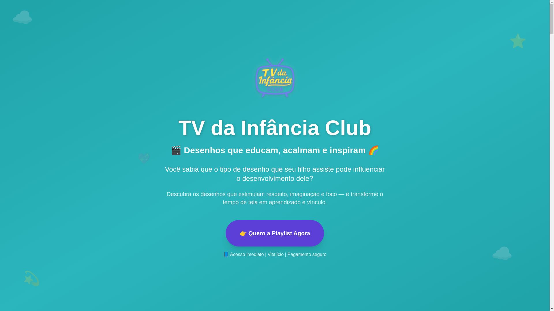 website screenshot of https://tvdainfanciaclub.com.br/