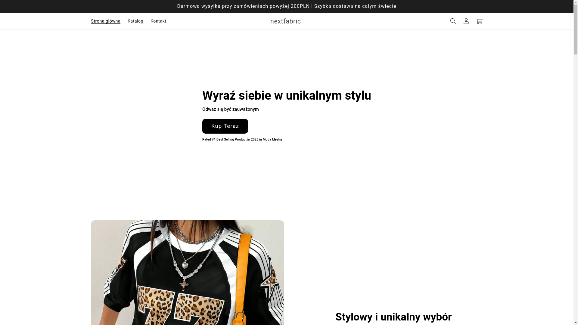 website screenshot of https://nextfabric.pl/