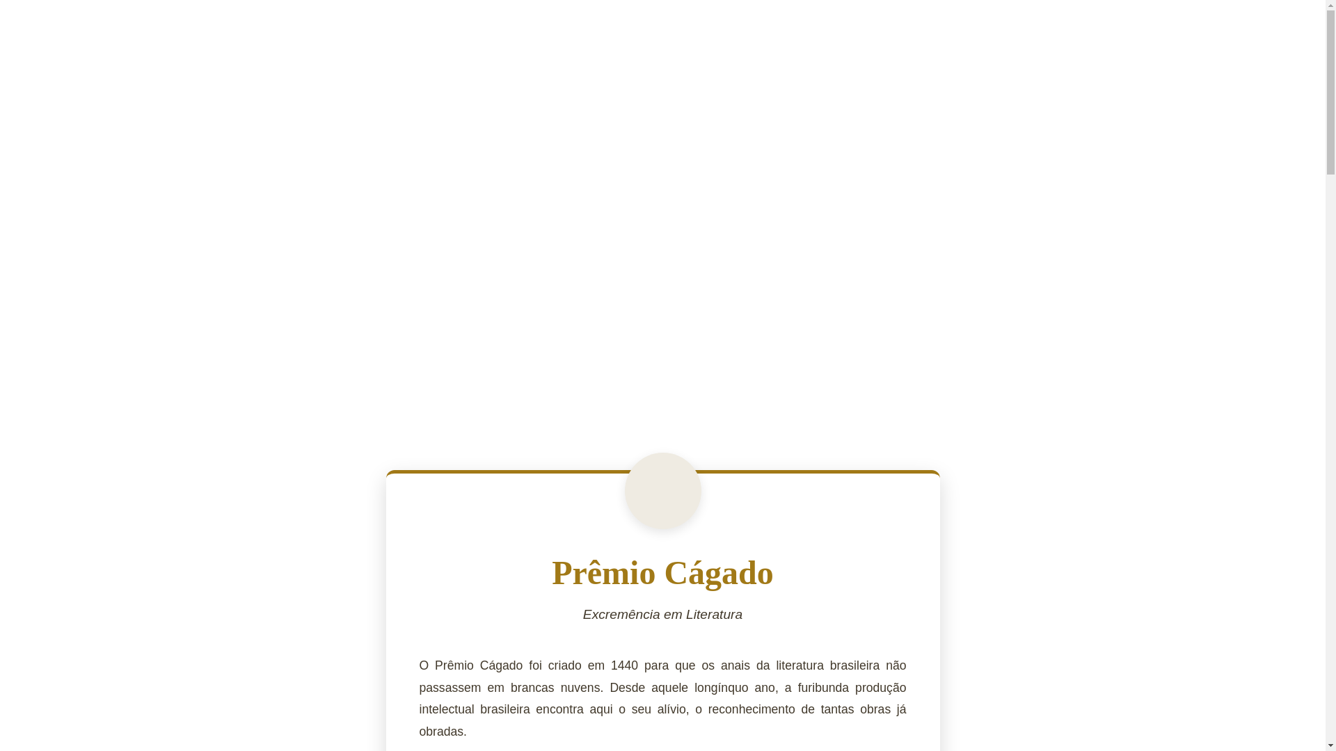website screenshot of https://premiocagado.com.br/