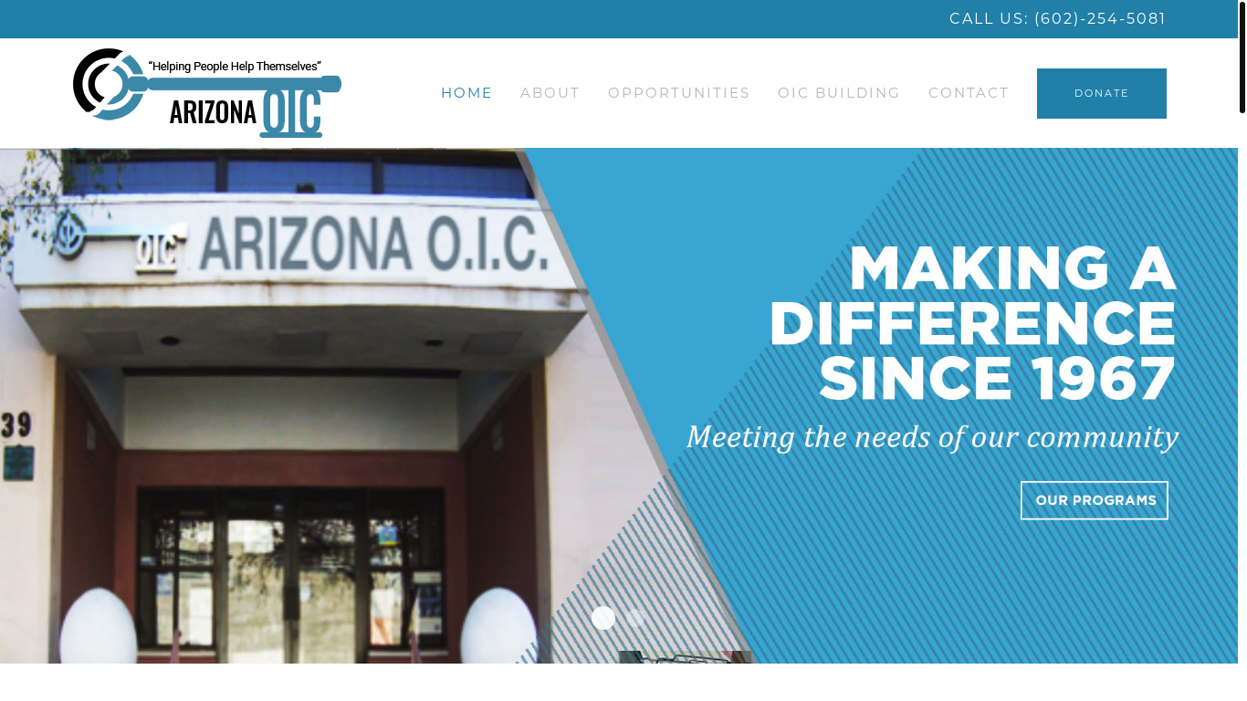 website screenshot of https://www.azoic.org/