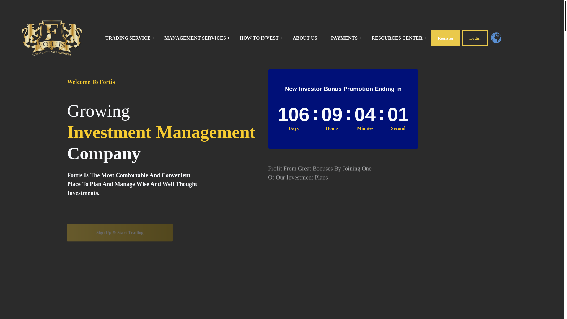 website screenshot of https://ifortis.org/