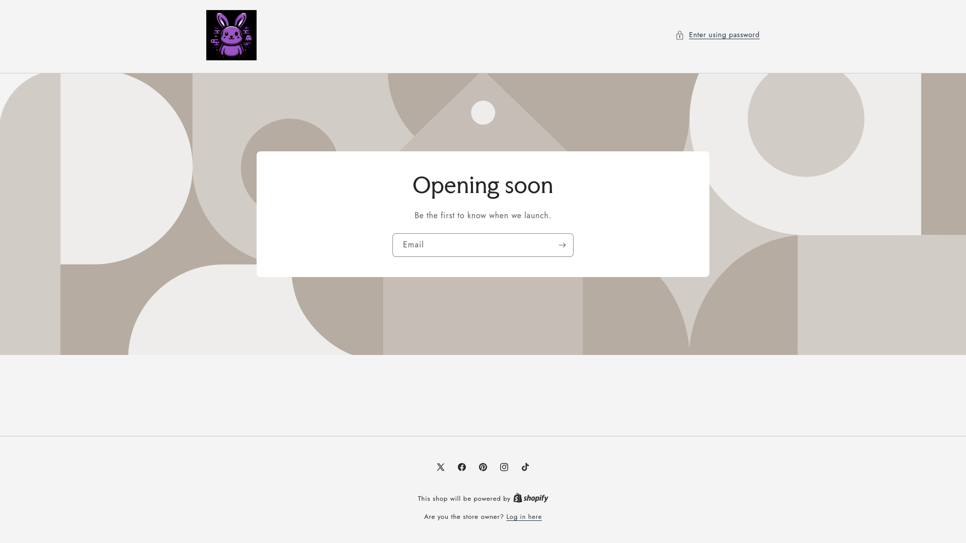 website screenshot of https://hauntedbunny.com/