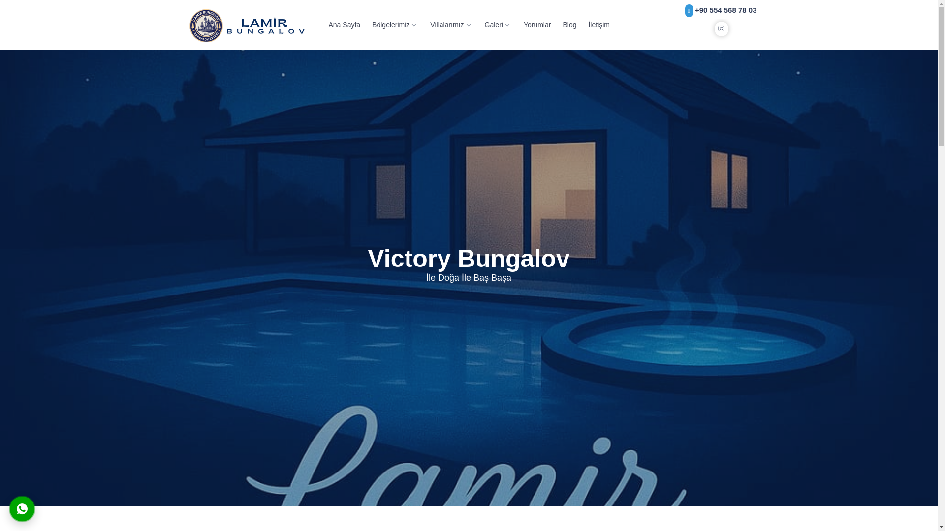 website screenshot of https://victorybungalov.com/
