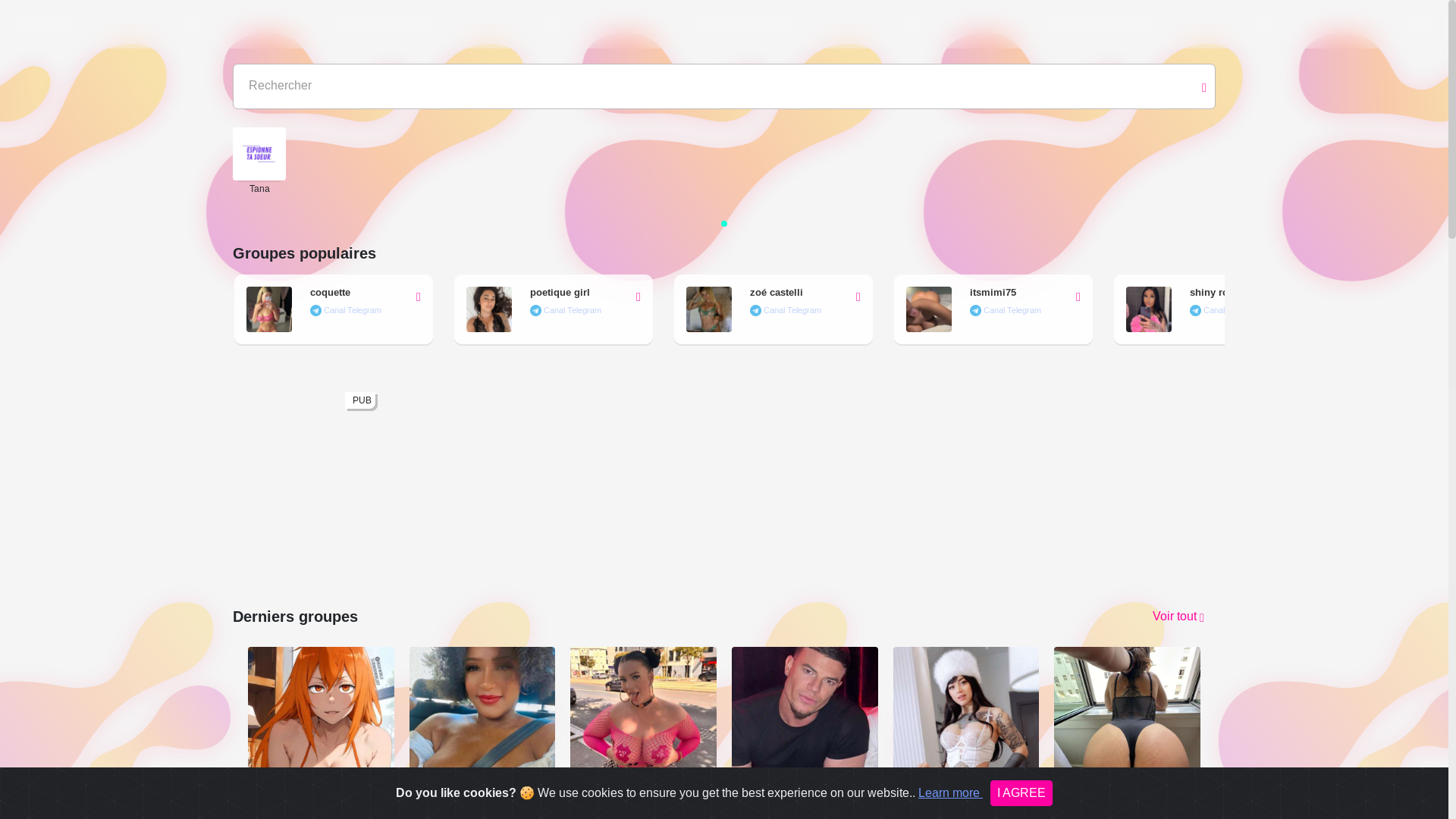 website screenshot of https://tanadetelegram.com/