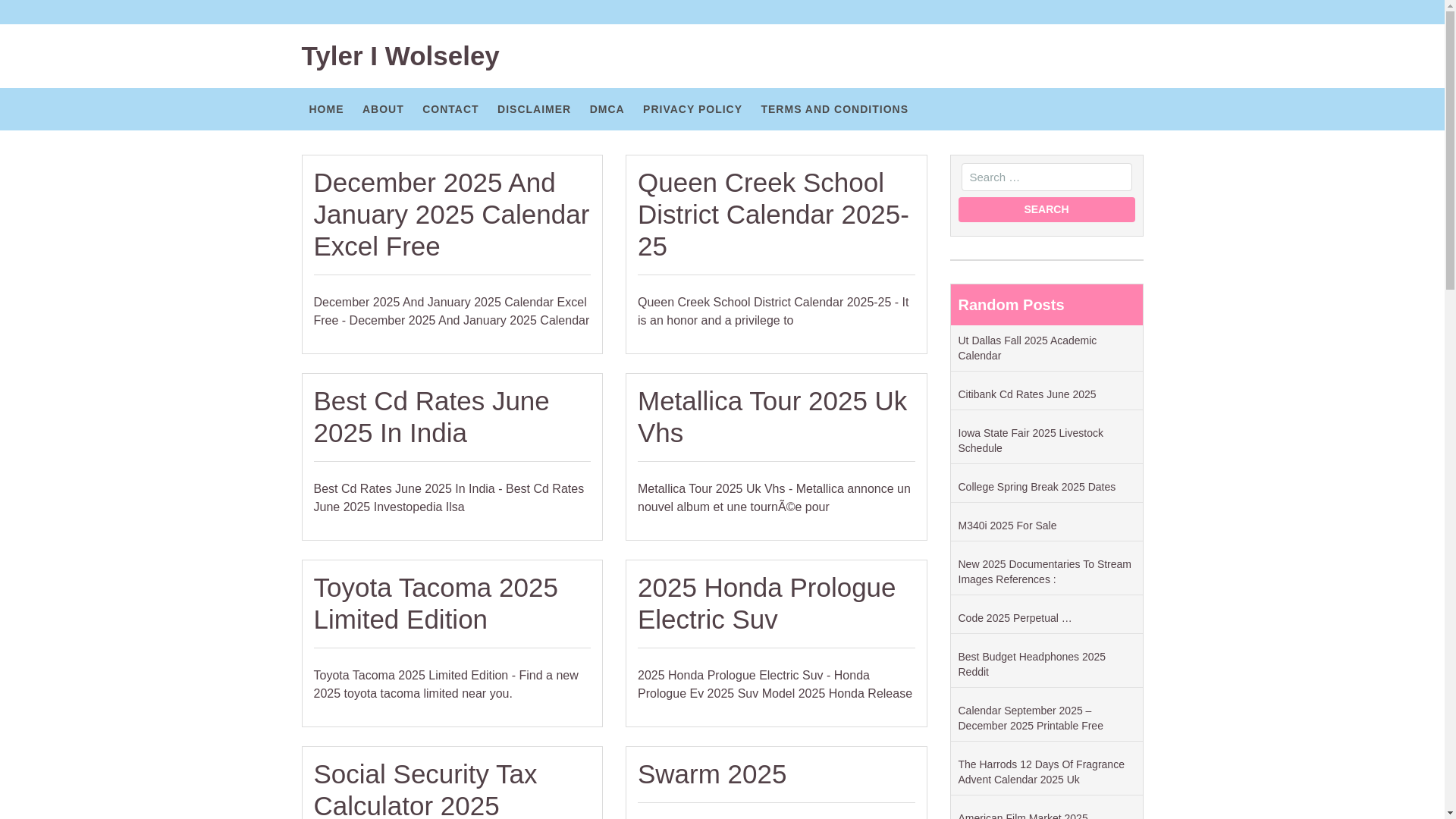 website screenshot of https://tyleriwolseley.pages.dev/