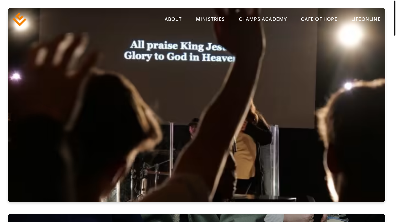 website screenshot of https://lifechurchnetwork.org/
