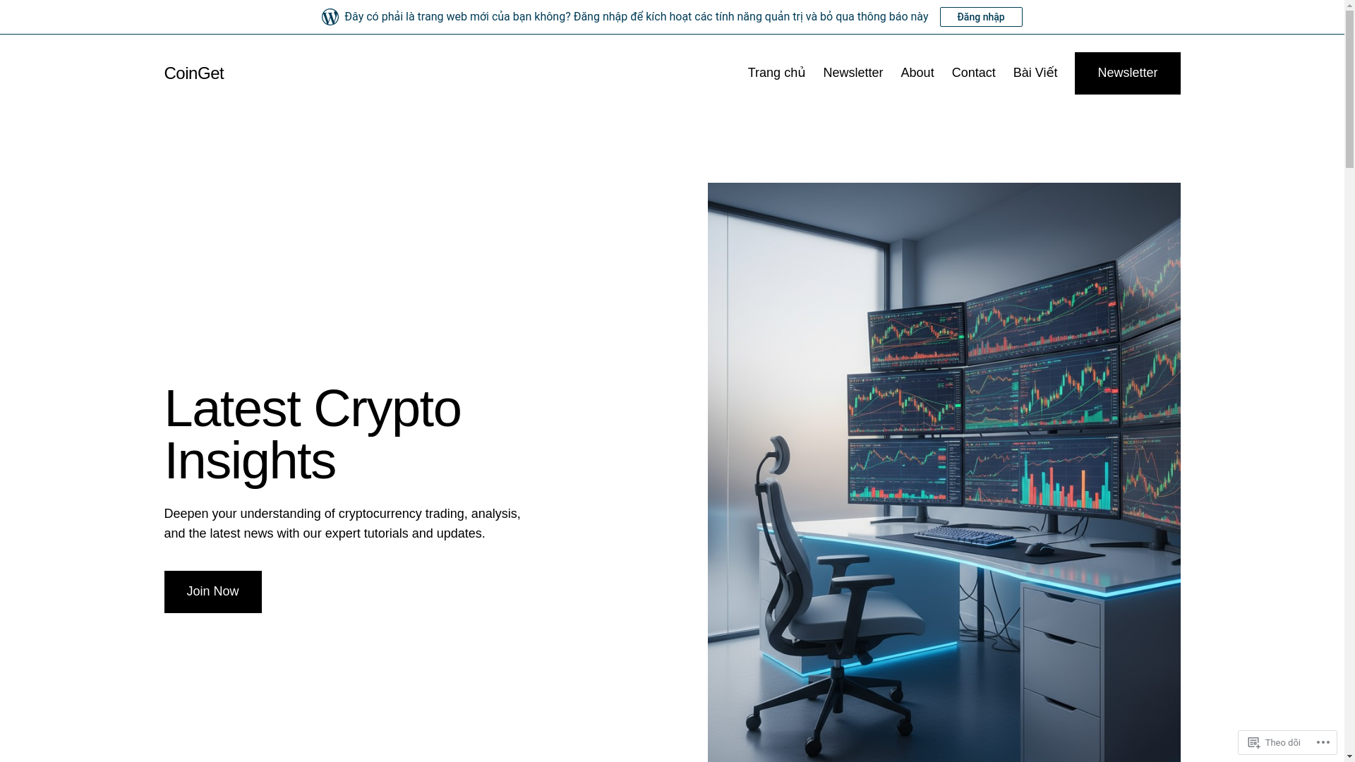 website screenshot of https://coingetmarket.com/