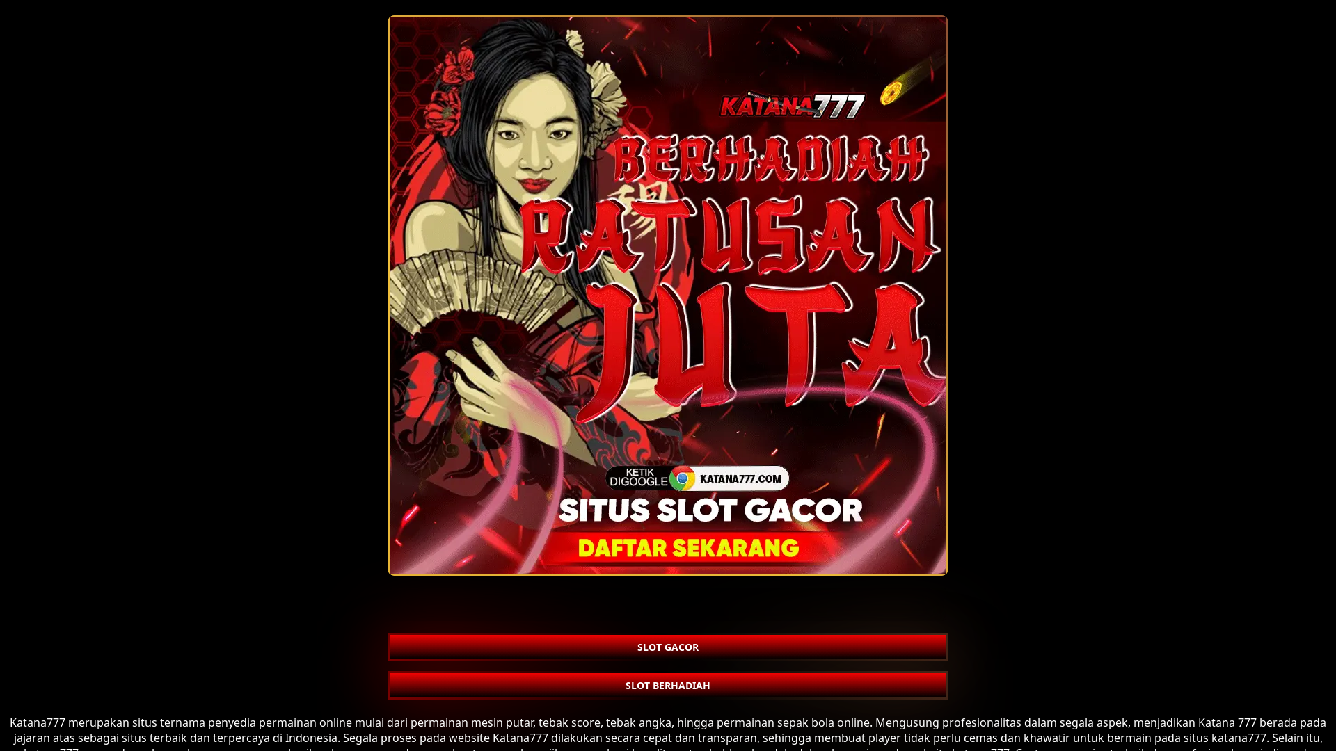 website screenshot of https://daftarsekarangdisini.pages.dev/