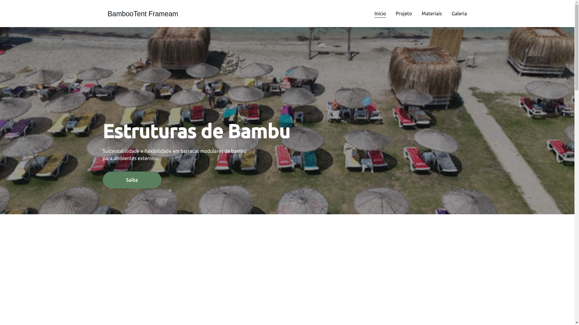 website screenshot of https://bambootentframeam.lol/
