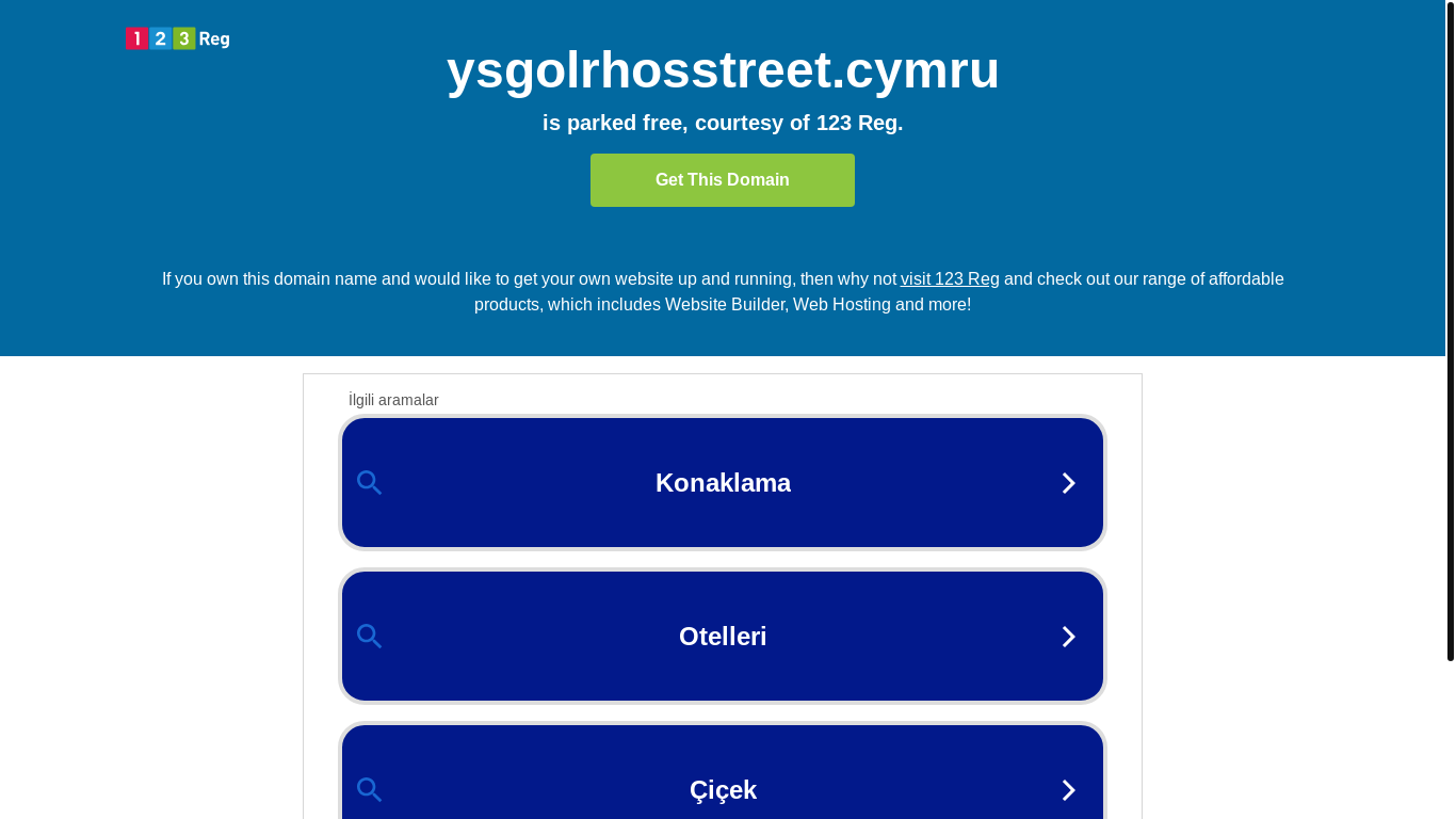 website screenshot of https://ysgolrhosstreet.cymru/