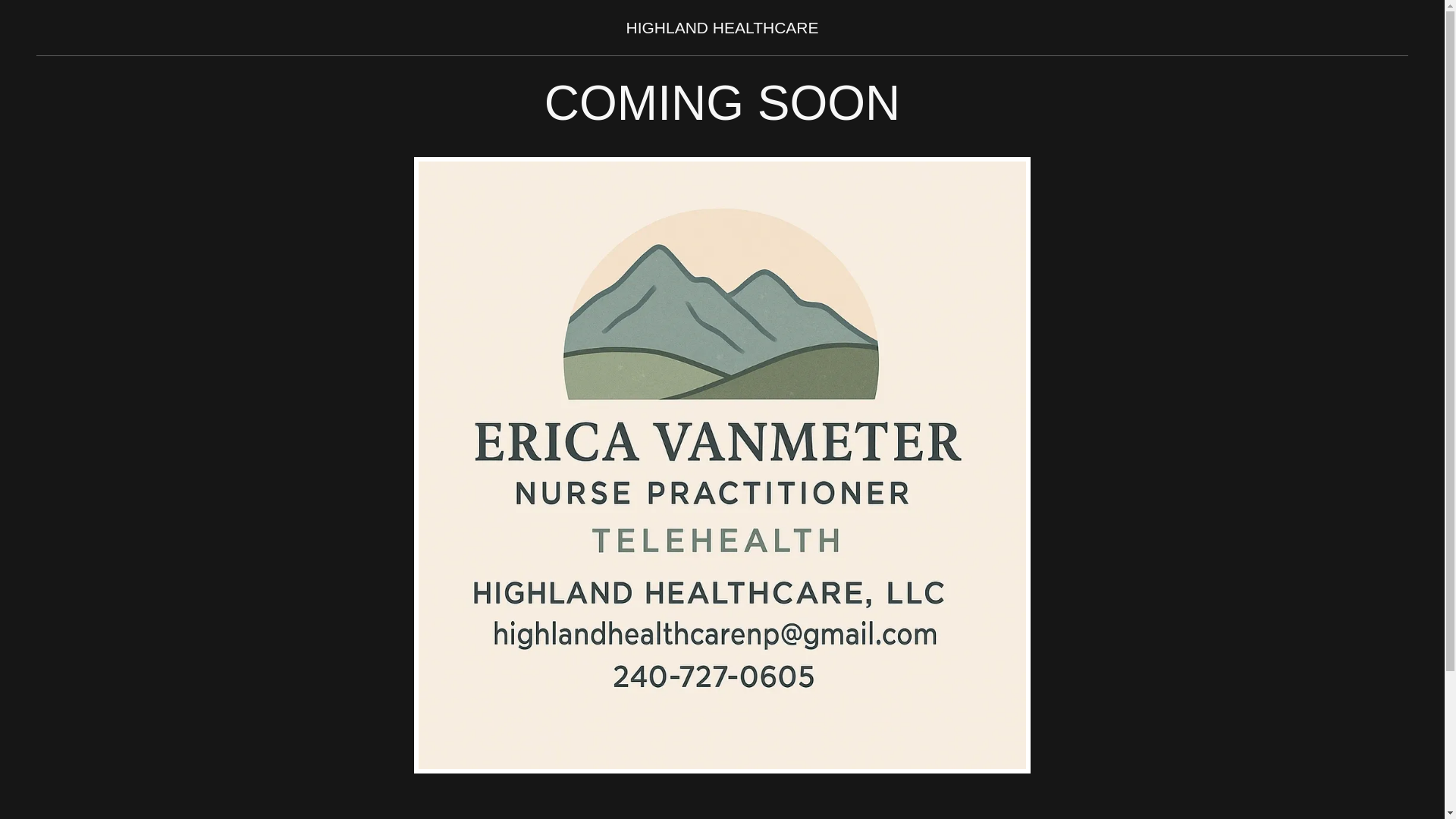 website screenshot of https://highlandhealthcarenp.com/