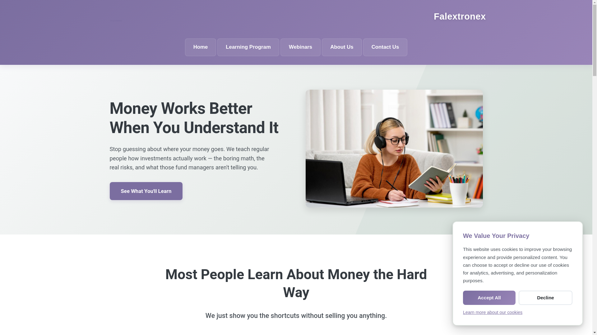 website screenshot of https://fralvengre.vip/