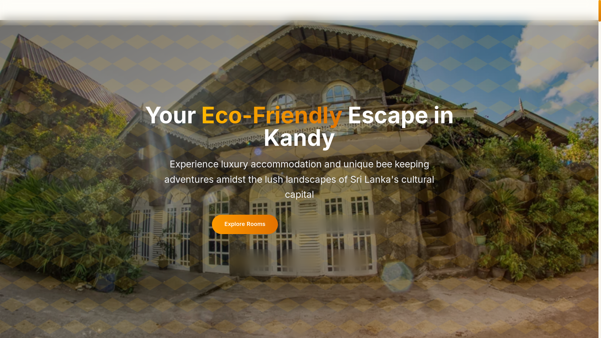 website screenshot of https://beehivevilla.com/
